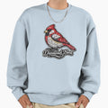 Northern Cardinal Diamond Bird Sweatshirt - Novelty Apparel for Adults - T-Shirt, Sweatshirt, Hoodie