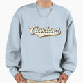 Cleveland Script Sweatshirt - Graphic Print Men Women - T-Shirt, Sweatshirt, Hoodie