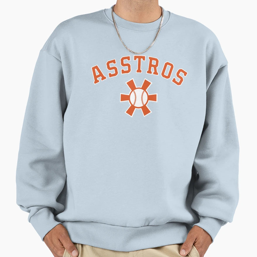 Asstros Sweatshirt - Minimalist Print Men Women - T-Shirt, Sweatshirt, Hoodie