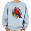 Street Art Red Cardinal Graffiti Sweatshirt - Streetwear Style for Adults - T-Shirt, Sweatshirt, Hoodie