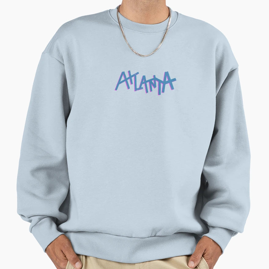 90S Atlanta Sweatshirt - Minimalist Print for Adults - T-Shirt, Sweatshirt, Hoodie