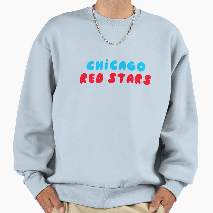 Chicago Red Stars Sweatshirt - Aesthetic Graphic for Adults - T-Shirt, Sweatshirt, Hoodie