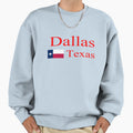 Dallas Texas Stylish Prints Sweatshirt - Casual Everyday Wear Unisex - T-Shirt, Sweatshirt, Hoodie