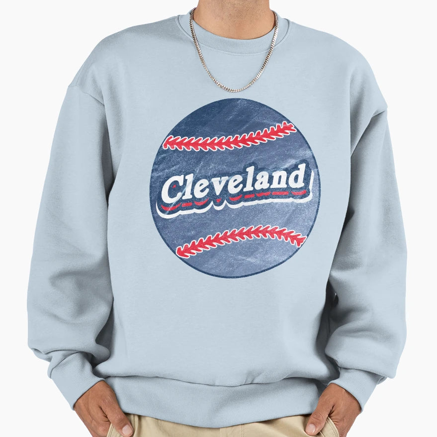 Cleveland Baseball Sweatshirt - Streetwear Style Unisex - T-Shirt, Sweatshirt, Hoodie