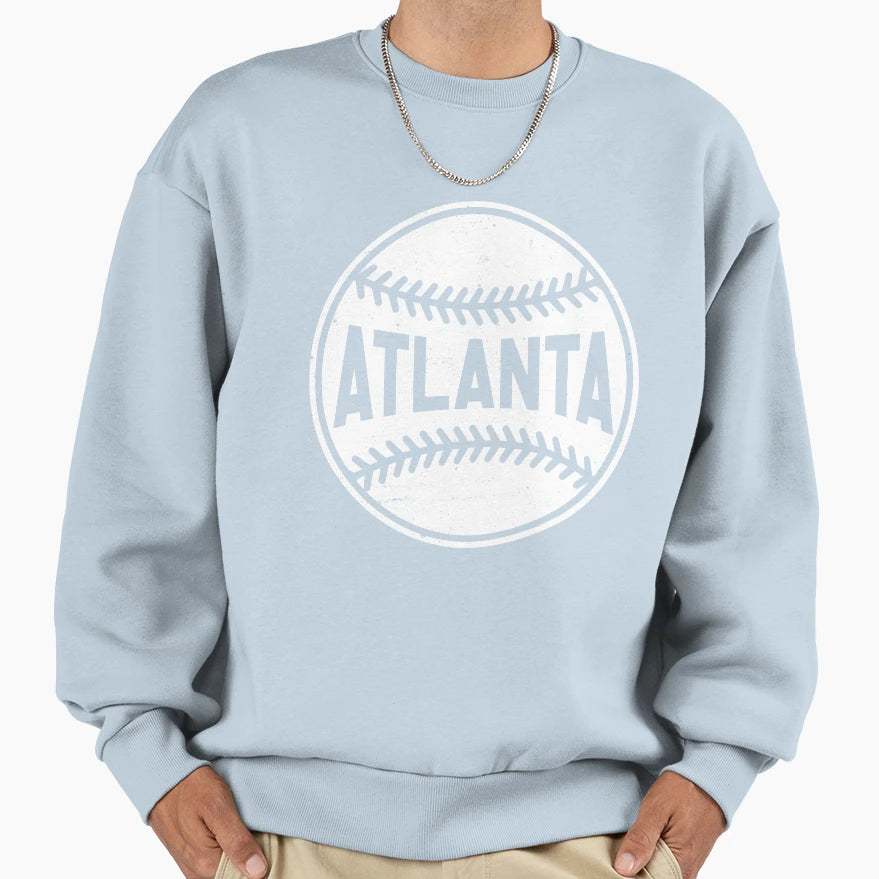 Atlanta City Baseball Lover Gameday Sweatshirt - Trendy Graphic Men Women - T-Shirt, Sweatshirt, Hoodie