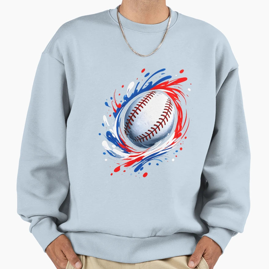 Game Day Baseball Sweatshirt - Custom Art Print for Adults - T-Shirt, Sweatshirt, Hoodie