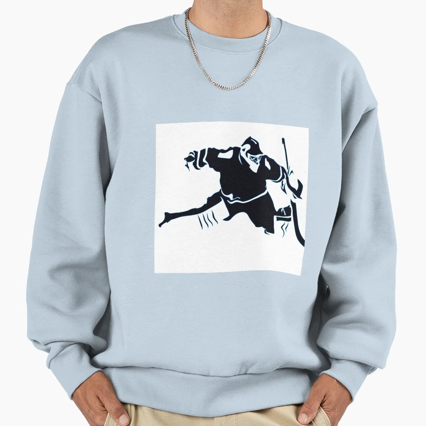 Sports Ice Hockey Goalie Sweatshirt - Minimalist Print Unisex - T-Shirt, Sweatshirt, Hoodie