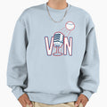 Vin Scully Microphone Sweatshirt - Graphic Print for Adults - T-Shirt, Sweatshirt, Hoodie