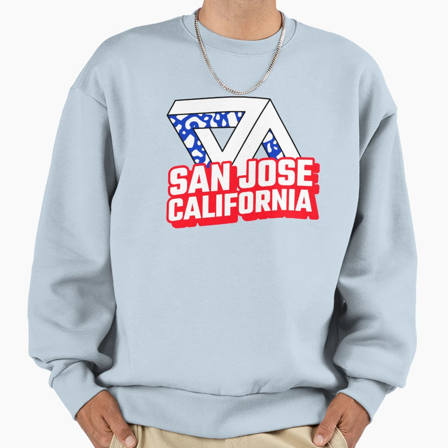 San Jose California 408 Bay Area Sweatshirt - Minimalist Print for Adults - T-Shirt, Sweatshirt, Hoodie