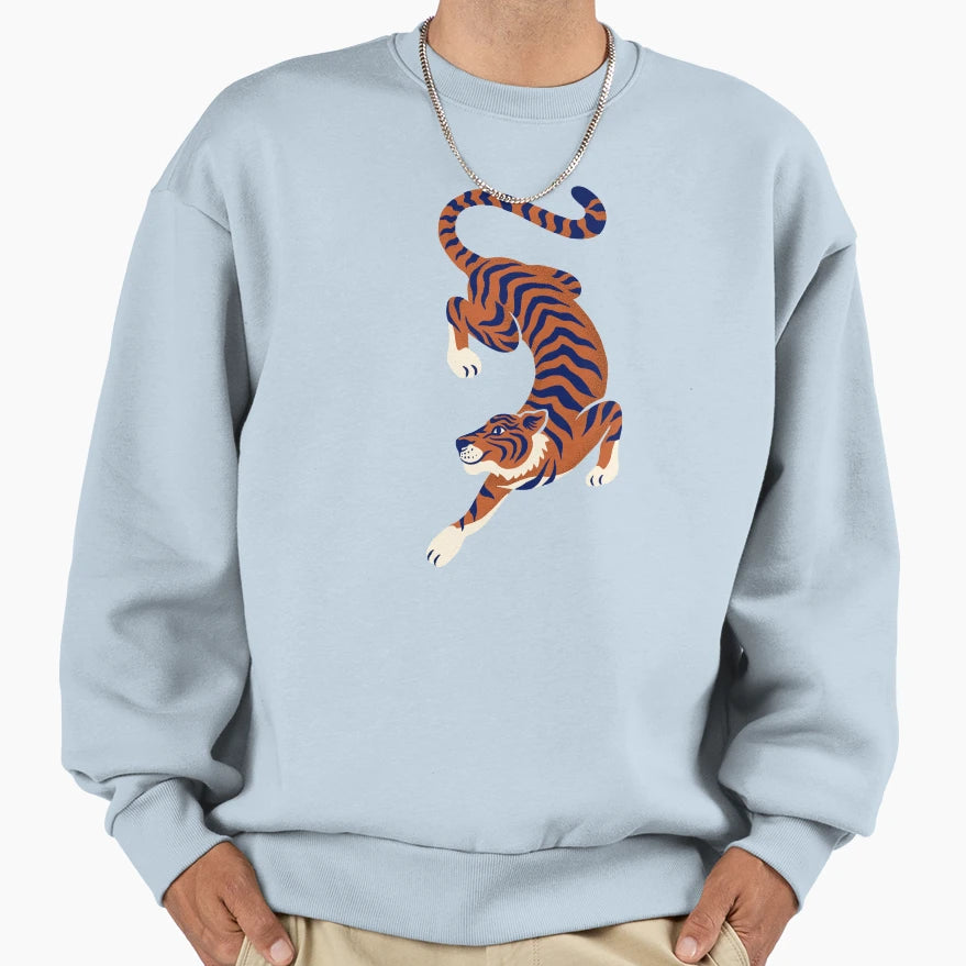 Tiger Fever Sweatshirt - Unique Graphic for Adults - T-Shirt, Sweatshirt, Hoodie