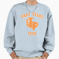 East Texas Tech University Sweatshirt - Fun Novelty Design for Adults - T-Shirt, Sweatshirt, Hoodie