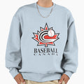 Baseball Canada Sport Logo Sweatshirt - Fun Novelty Design for Adults - T-Shirt, Sweatshirt, Hoodie