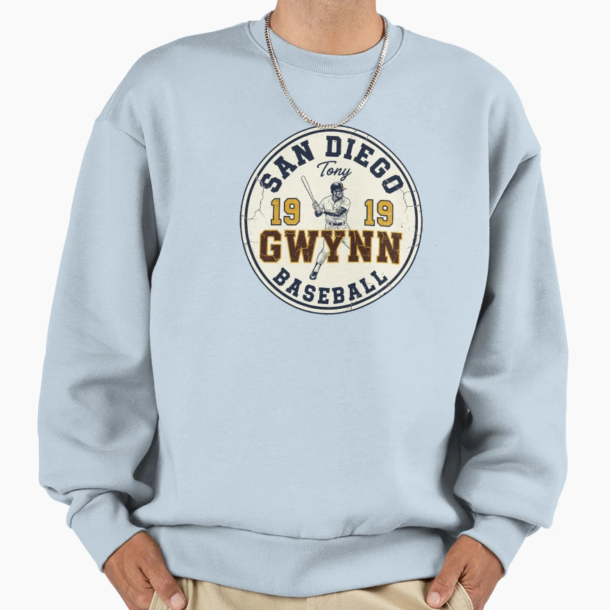 Old San Diego Baseball Sweatshirt - Minimalist Print Unisex - T-Shirt, Sweatshirt, Hoodie