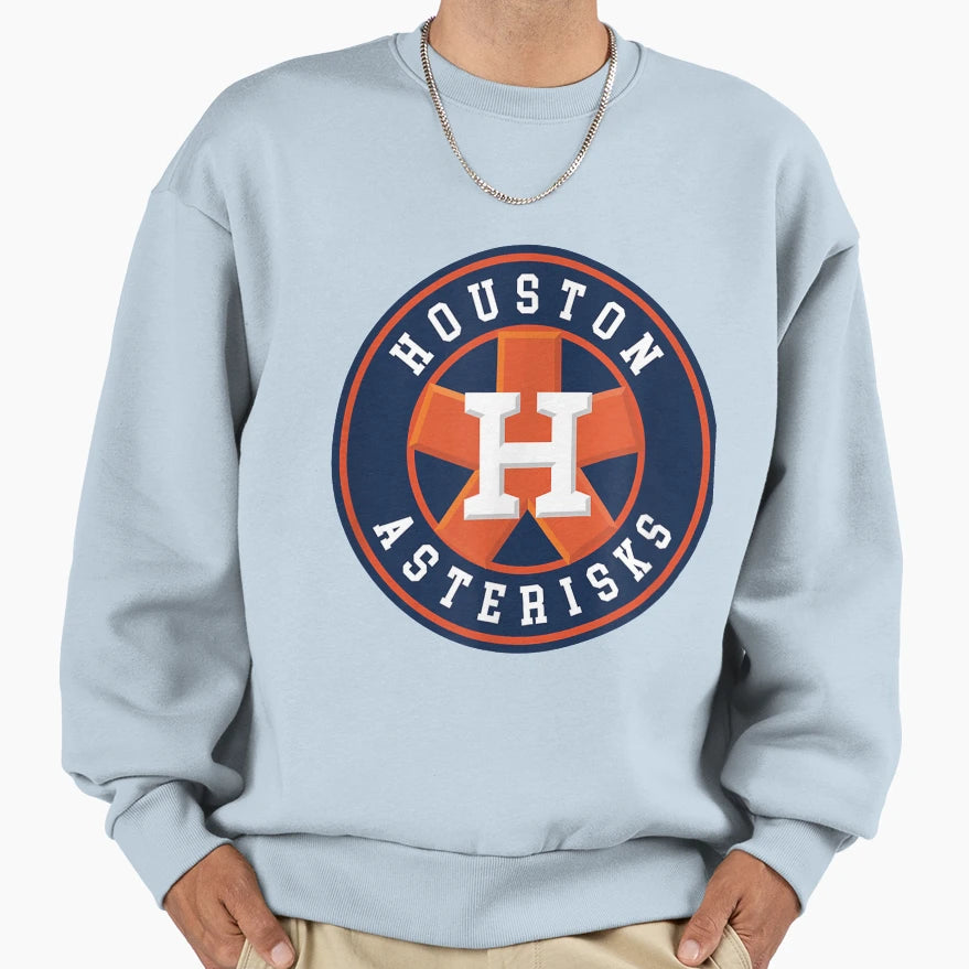 Houston Asterisks Baseball Sweatshirt - Casual Everyday Wear Unisex - T-Shirt, Sweatshirt, Hoodie