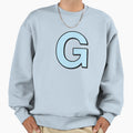 Blue Letter G Sweatshirt - Casual Everyday Wear Unisex - T-Shirt, Sweatshirt, Hoodie