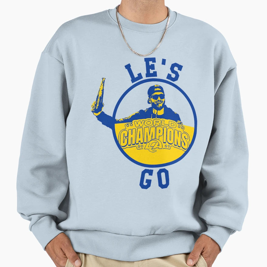Les Go World Champions Sweatshirt - Trendy Graphic Men Women - T-Shirt, Sweatshirt, Hoodie