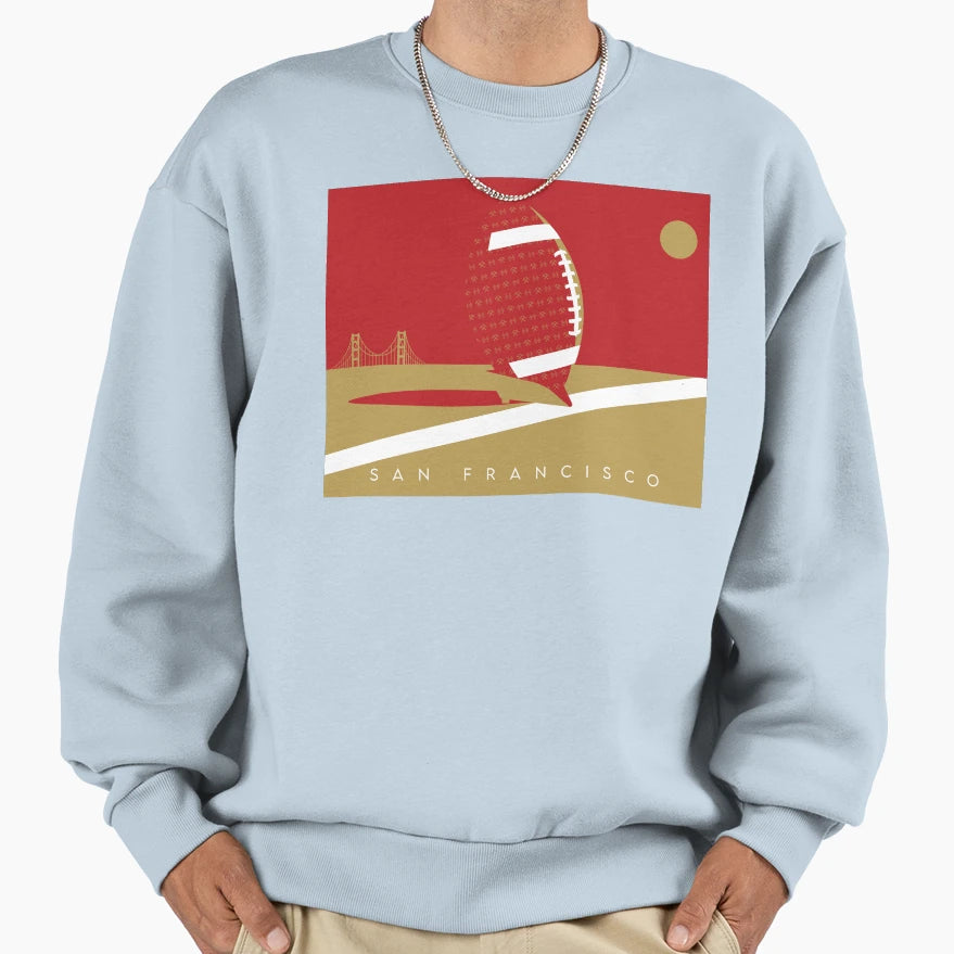 San Francisco Nfl Fan Art Sweatshirt - Streetwear Style Men Women - T-Shirt, Sweatshirt, Hoodie