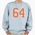 Sports Number 64 Jersey Sixty Four Sweatshirt - Unique Graphic Men Women - T-Shirt, Sweatshirt, Hoodie