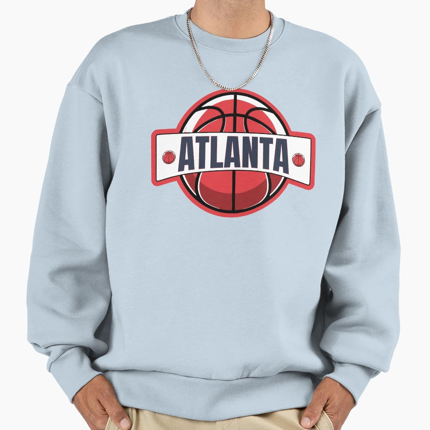Atlanta Baseball Sweatshirt - Minimalist Print for Adults - T-Shirt, Sweatshirt, Hoodie