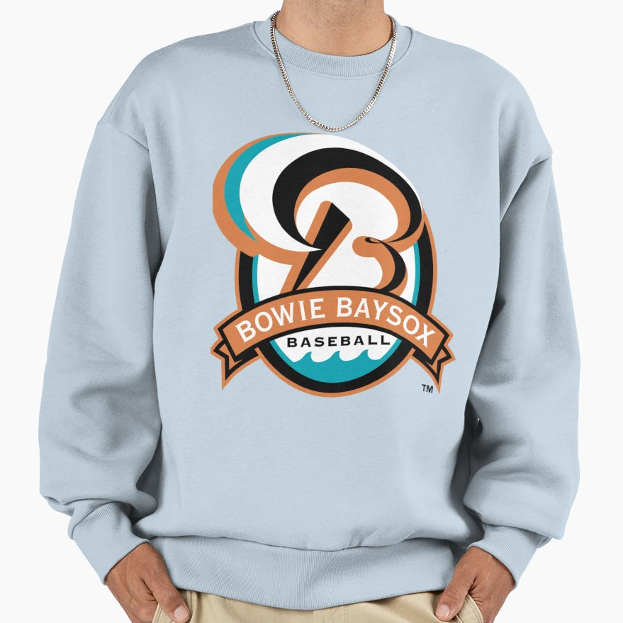 Bowie Baysox Logo Sweatshirt - Trendy Graphic Men Women - T-Shirt, Sweatshirt, Hoodie