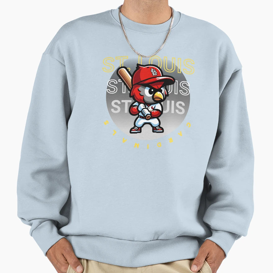 St Louis Cardinals Sweatshirt - Custom Art Print Unisex - T-Shirt, Sweatshirt, Hoodie