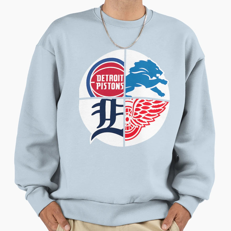 Detroit Sports Sweatshirt - Fun Novelty Design for Adults - T-Shirt, Sweatshirt, Hoodie