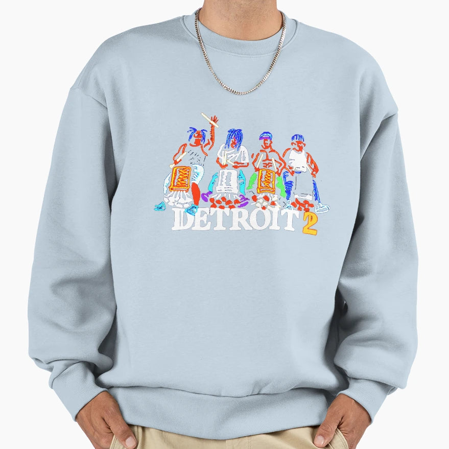 Big Sean Detroit 2 Embroidered Sweatshirt - Fun Novelty Design Men Women - T-Shirt, Sweatshirt, Hoodie