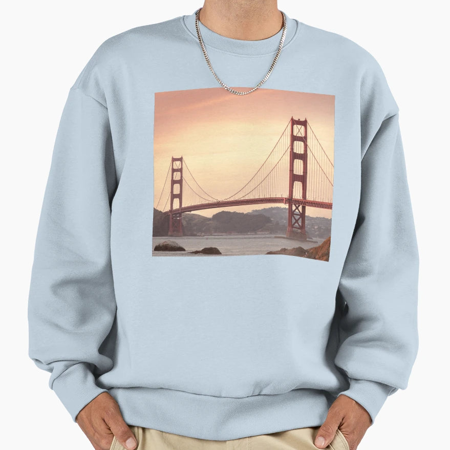 Golden Gate Bridge Sweatshirt - Novelty Apparel for Adults - T-Shirt, Sweatshirt, Hoodie