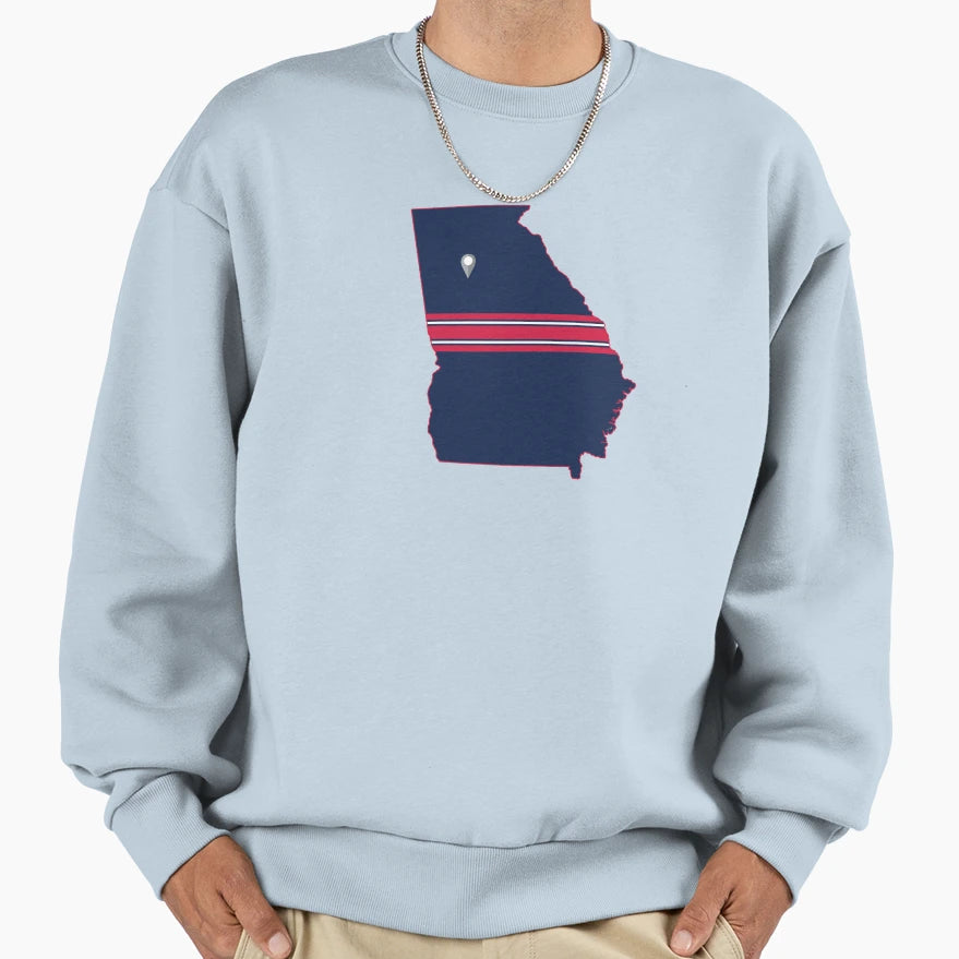 Atlanta Baseball Sweatshirt - Novelty Apparel Unisex - T-Shirt, Sweatshirt, Hoodie