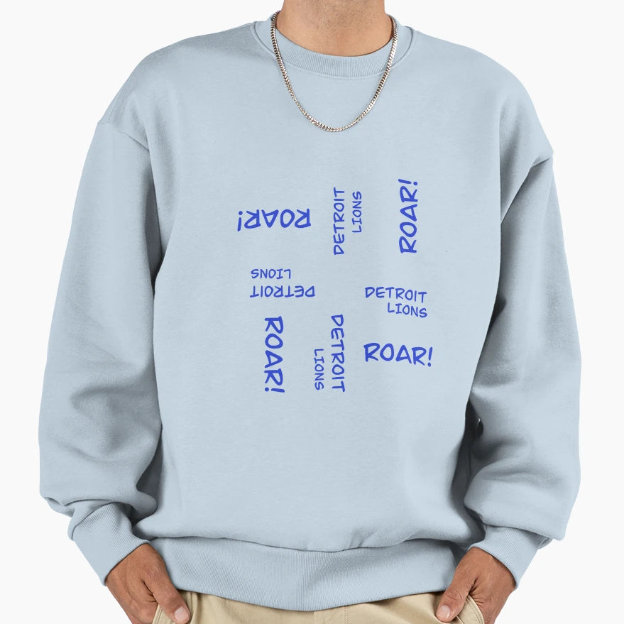 Detroit Roar Sweatshirt - Unique Graphic Unisex - T-Shirt, Sweatshirt, Hoodie
