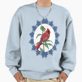 Virginia Cardinal Light Blue Sweatshirt - Minimalist Print Men Women - T-Shirt, Sweatshirt, Hoodie