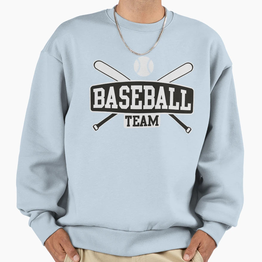 Baseball Team Sweatshirt - Novelty Apparel Unisex - T-Shirt, Sweatshirt, Hoodie