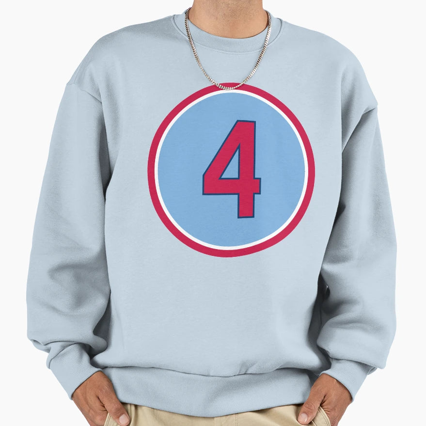 Yadier Molina 4 Jersey Number Sweatshirt - Novelty Apparel Men Women - T-Shirt, Sweatshirt, Hoodie