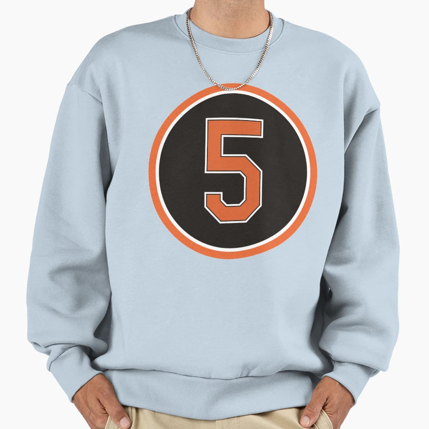 Brooks Robinson 5 Jersey Number Sweatshirt - Novelty Apparel Unisex - T-Shirt, Sweatshirt, Hoodie