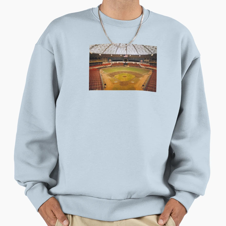 Houston Astrodome Astrodome Sweatshirt - Fun Novelty Design for Adults - T-Shirt, Sweatshirt, Hoodie
