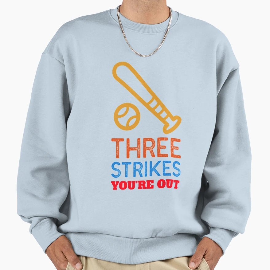 Baseball Sweatshirt - Casual Everyday Wear Men Women - T-Shirt, Sweatshirt, Hoodie