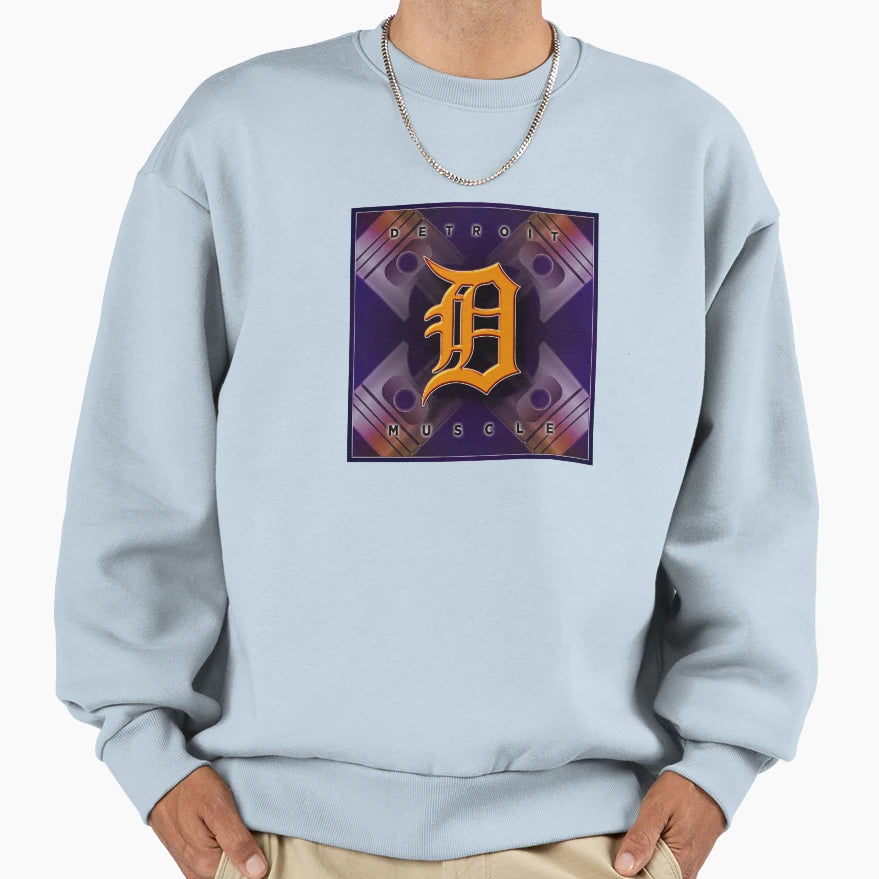 Detroit Muscle Sweatshirt - Fun Novelty Design Men Women - T-Shirt, Sweatshirt, Hoodie