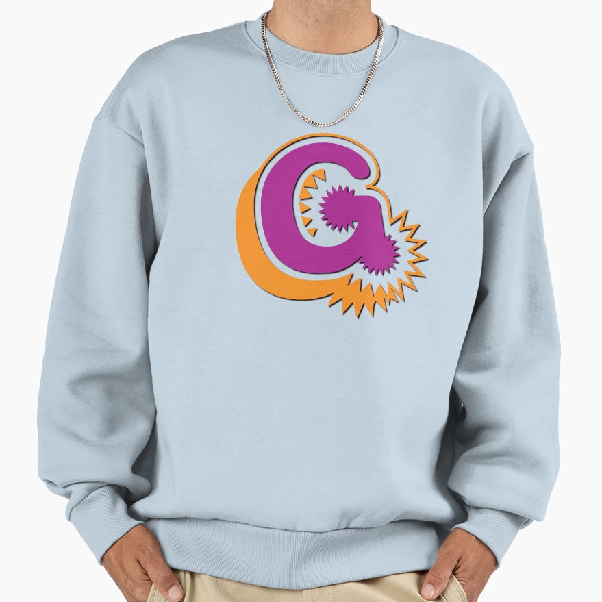 G Initial Letter G Sweatshirt - Custom Art Print Unisex - T-Shirt, Sweatshirt, Hoodie
