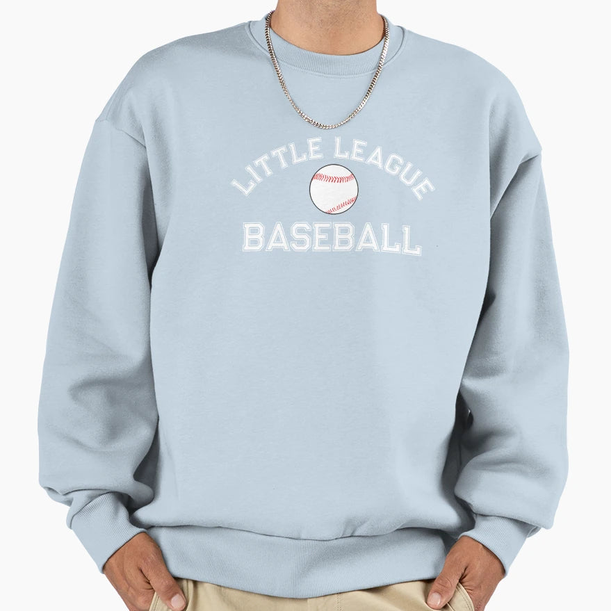 Little League Baseball Sweatshirt - Minimalist Print Men Women - T-Shirt, Sweatshirt, Hoodie
