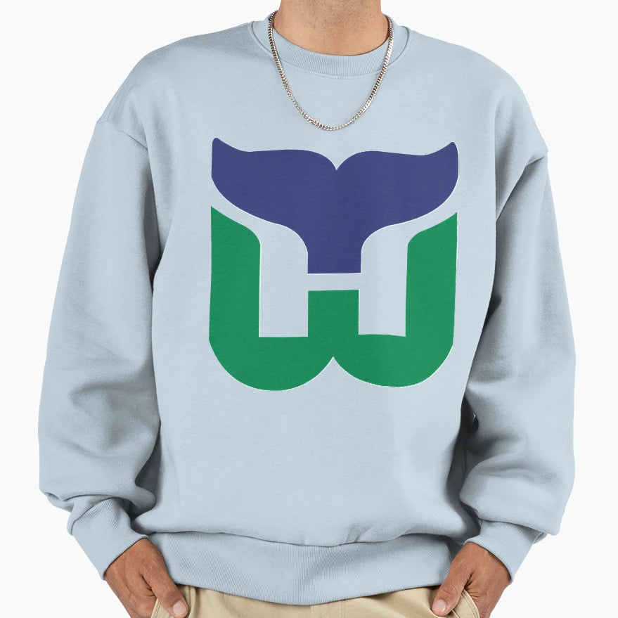 Hartford Whalers Sweatshirt - Novelty Apparel for Adults - T-Shirt, Sweatshirt, Hoodie