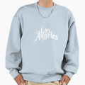 Los Angeles White Sweatshirt - Minimalist Print Men Women - T-Shirt, Sweatshirt, Hoodie