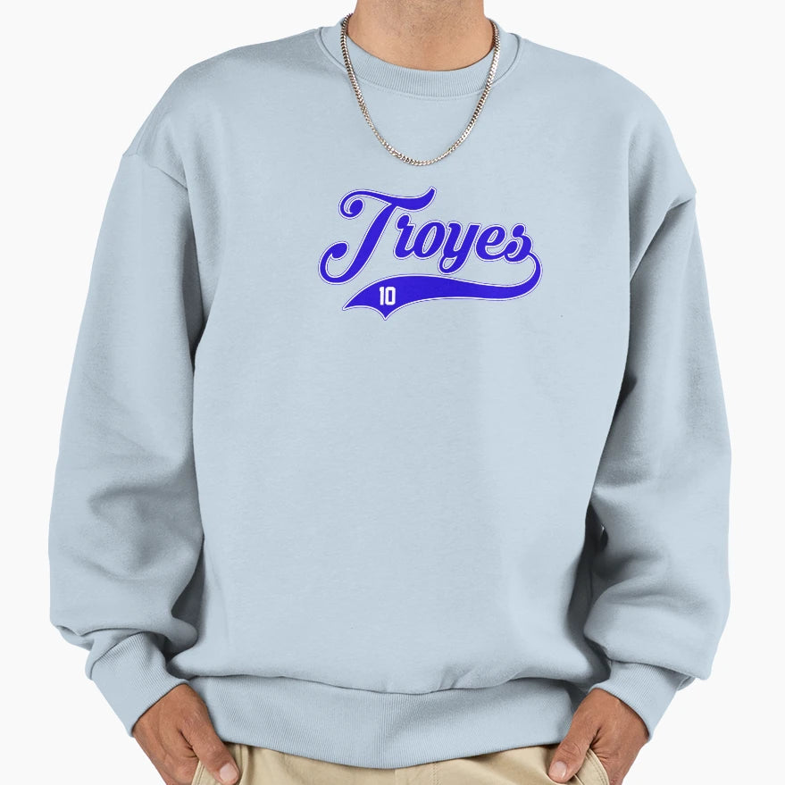 Troyes Baseball Sweatshirt - Graphic Print for Adults - T-Shirt, Sweatshirt, Hoodie