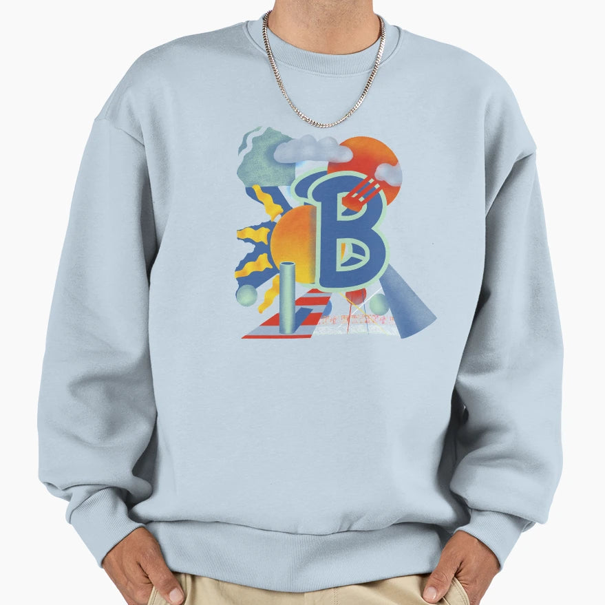 Letter B Original Artwork From Letter Sweatshirt - Streetwear Style Unisex - T-Shirt, Sweatshirt, Hoodie