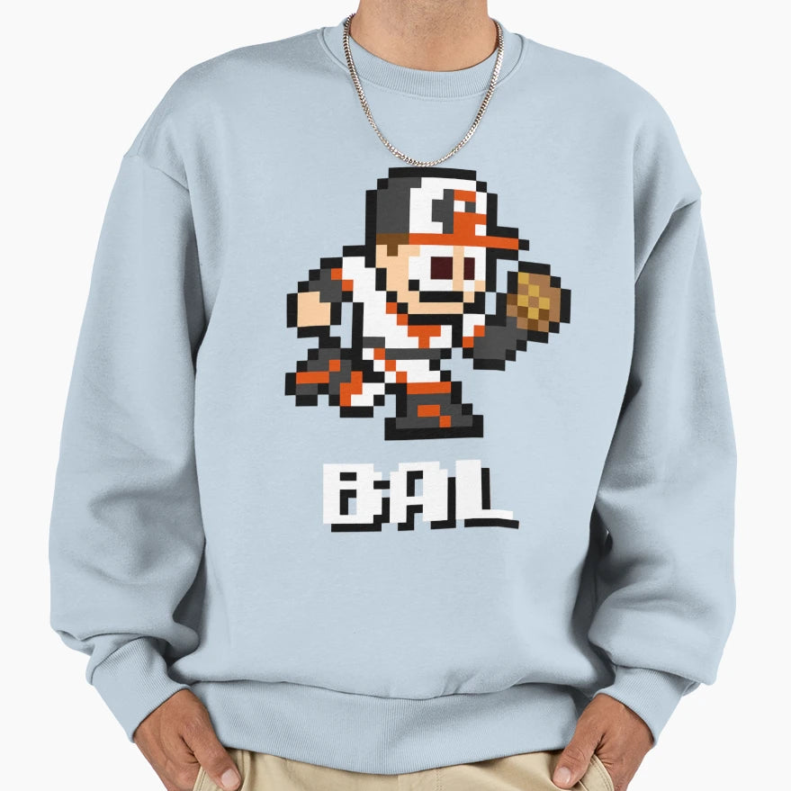 Baltimore Baltimore Baseball Sweatshirt - Custom Art Print Men Women - T-Shirt, Sweatshirt, Hoodie