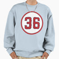 Jered Weaver 36 Jersey Number Sweatshirt - Trendy Graphic Unisex - T-Shirt, Sweatshirt, Hoodie