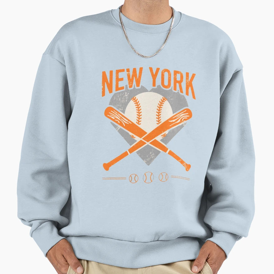 New York Baseball Sweatshirt - Streetwear Style Unisex - T-Shirt, Sweatshirt, Hoodie