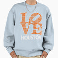 Love Houston City Map Houston 313 Sweatshirt - Aesthetic Graphic Men Women - T-Shirt, Sweatshirt, Hoodie