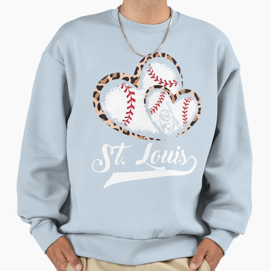 Art St Louis Blues Sweatshirt - Fun Novelty Design Men Women - T-Shirt, Sweatshirt, Hoodie