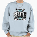 Seattle Emblem Sweatshirt - Minimalist Print Unisex - T-Shirt, Sweatshirt, Hoodie