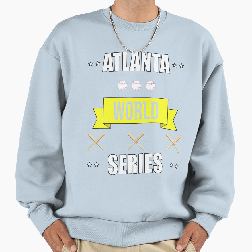 Atlanta Baseball Champions Sweatshirt - Casual Everyday Wear for Adults - T-Shirt, Sweatshirt, Hoodie